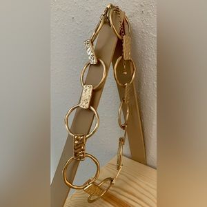 Gold Hoop Necklace
